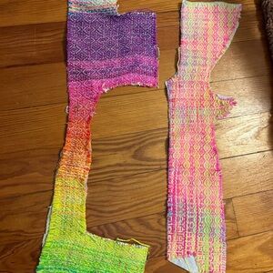 Vibrant Multicolor Handwoven Textile Art